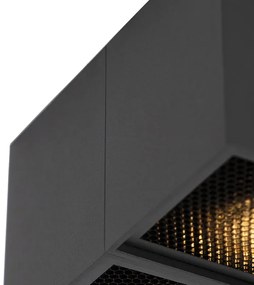 Faretto di design nero 4 luci - Qubo Honey