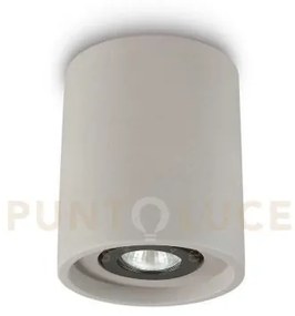 Lampada da soffitto oak pl1 round cemento