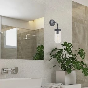 Rabalux 3310 - Applique da bagno YAGO 1xE27/60W/230V IP44 nero