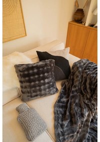 Coperta grigia in micropile 150x200 cm Wave – Tiseco Home Studio