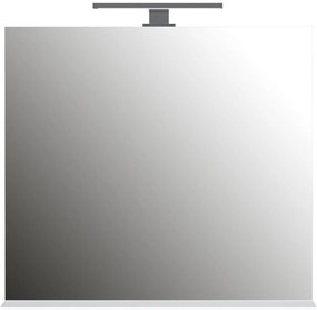 Specchio da parete con illuminazione/con ripiano 76x75 cm – Germania
