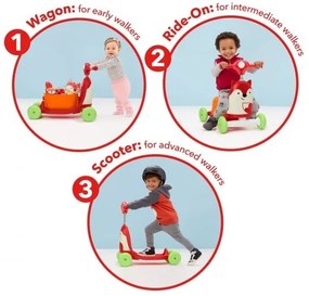 Skip Hop - Bici a spinta 3in1 ZOO volpe 3xAAA