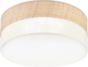 Plafoniera LED SIRJA BOHO LED/20W/230V Ø 35 cm beige/crema