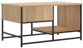 Tavolino Salotto Rovere Sonoma 85,5x51x45 cm Legno Multistrato