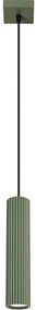 Sollux SL.1611 - Lampadario a sospensione con filo KARBON 1xGU10/10W/230V verde