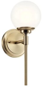 Kichler KL-BENNO1-CPZ - Lampada LED da bagno BENNO 1xG9/3W/230V IP44 ottone