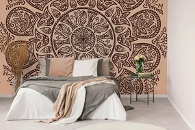 Carta da parati – Mandala con motivo popolare astratto