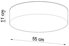 Plafoniera ARENA 4xE27/60W/230V bianco