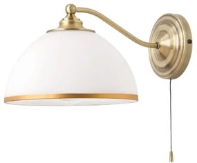 Orion WA 2-1371/1 - Applique OLD LAMP 1xE27/40W/230V bianco/ottone