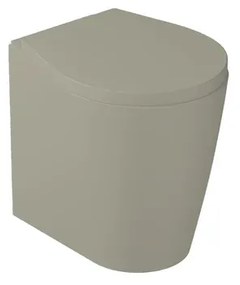 Vaso WC pavimento e filomuro xes, sedile escluso P 51 x L 38 x H 42 cm marrone