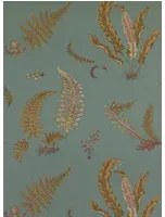 GP & J Baker Carta da parati Ferns - Teal