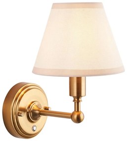 Endon 114830 - LED Dimmerabile ricaricabile muro lampada BURLEY LED/1,5W/5V ottone/color crema