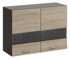 Cucina componibile VALERIA 240 cm rovere sonoma/marrone
