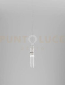 Diadema sospensione bp cristallo bronzo satinato 1 luce attacco g9