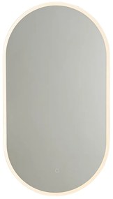 Specchio da bagno moderno con LED e dimmer touch - Bouwina