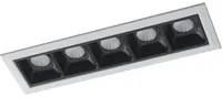 Incasso LED SINKRO antiriflesso bianco e nero 4000K(luce naturale) 14,7 cm.