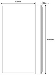 Pannello LED 120x60 42W CCT Bianco Variabile UGR19 con driver Philips Colore Bianco Variabile CCT