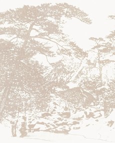 Tenue de Ville Carta da parati panoramica Ginkesai - Ivory