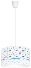 Lampadario per bambini PIKKI 1xE27/60W/230V blu