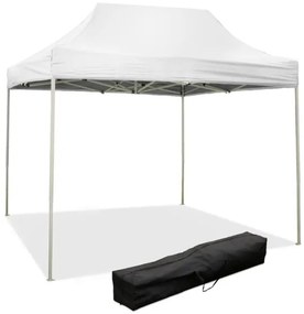 Gazebo richiudibile pieghevole 3 X 2 Bianco ricoperto in PVC impermeabile