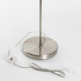 Brilagi - Lampada LED da terra CERIA 1xE27/40W/230V Ø 20,5 cm grigio/cromo opaco