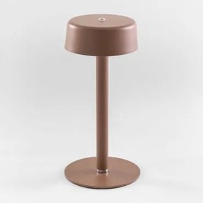 Lampada Da Tavolo Led Senza Fili Marcia Terracotta - Sklum