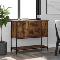 Credenza Rovere Fumo 100x36x85 cm in Legno Multistratocod mxl 107351