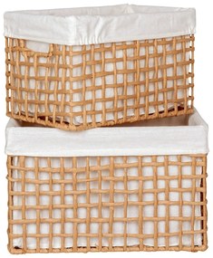 Set di cesti 2 pz 25x35x22 cm Bustelo – House Nordic