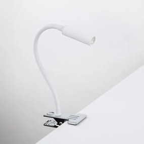 Lampada con morsetto LAGOS 1xG9/3W/230V bianco