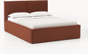 Letto imbottito in bouclé Dream