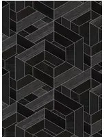 Coordonne Carta da parati Hexagon - Coal