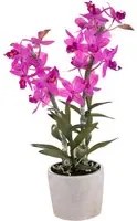 Orchidea Artificiali con Vaso Altezza 51 cm Rosa