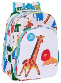 Zaino Scuola Algo de Jaime Bianco 26 x 34 x 11 cm