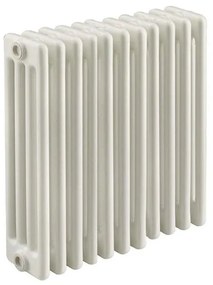 Radiatore acqua calda EQUATION Tubolare in acciaio 4 colonne, 10 elementi interasse 53.5 cm, bianco