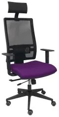 Sedia Ufficio con Poggiatesta PC B10CRPC Viola