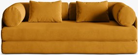 Divano letto Dreamy 3 posti in velluto – L206 cm