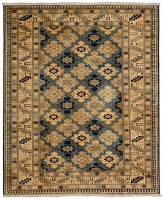 Kazak Tappeto orientale 150 x 120 Beige (Pakistan) Annodato A Mano