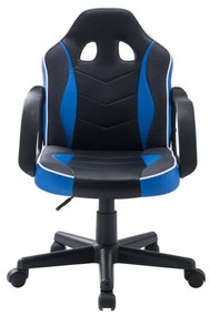 Sedia da gaming con braccioli Assen, blu e nero