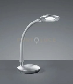 Cobra lampada da studio orientabile plastica alluminio h.47cm led 3...