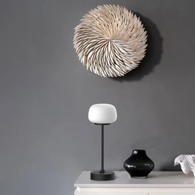 Lampada da tavolo LED dimmerabile con funzione Touch RIMINI LED/2W/5V USB 2000 mAh nero/bianco