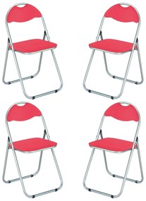 LUCIE ROUND - sedia pieghevole salvaspazio set da 4