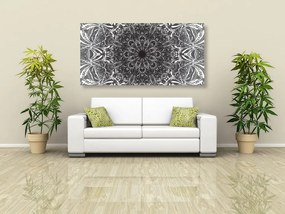 Quadro su tela – Rosetta in bianco e nero