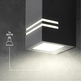 Applique da esterno QUAZAR 1xGU10/11W/230V IP44