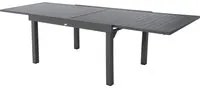 Tavolo estensibile in alluminio, da 135/270x90x75 cm