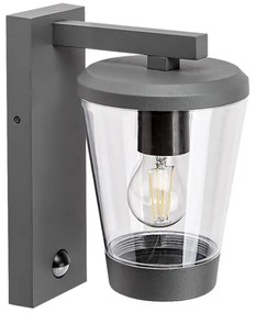 Rabalux 7267 - Lampada a parete da esterno con sensore SAVANO 1xE27/40W/230V IP44