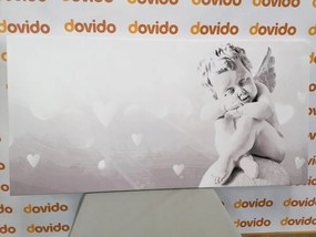 Stampa su tela – Angioletto in bianco e nero