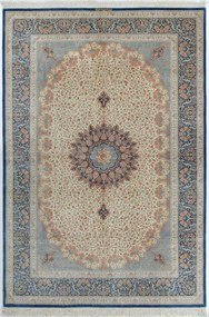 Ghom Tappeto 140 x 200 (Iran) Annodato A Mano