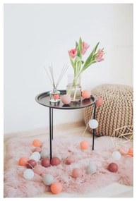 Poggiapiedi marrone chiaro con rivestimento in lavorato a maglia Jagger – Bonami Essentials