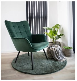 Poltrona in velluto verde Glasgow - House Nordic