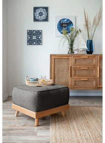 Poggiapiedi grigio scuro Dazzling Daisy - Miuform